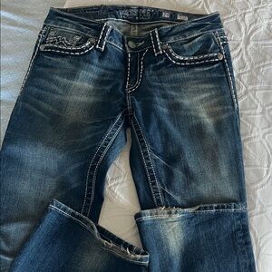 Miss Me Dark Blue Boot Cut Jeans